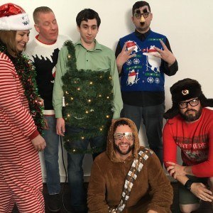 Marketing Refresh team goofy Christmas 2015
