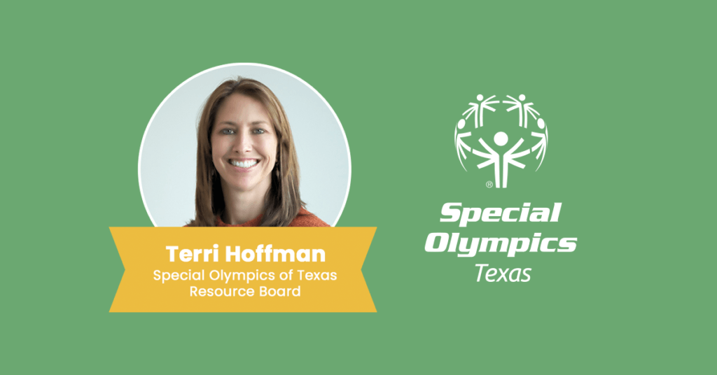 Terri Hoffman Joins Special Olympics of Texas Resource Board 1