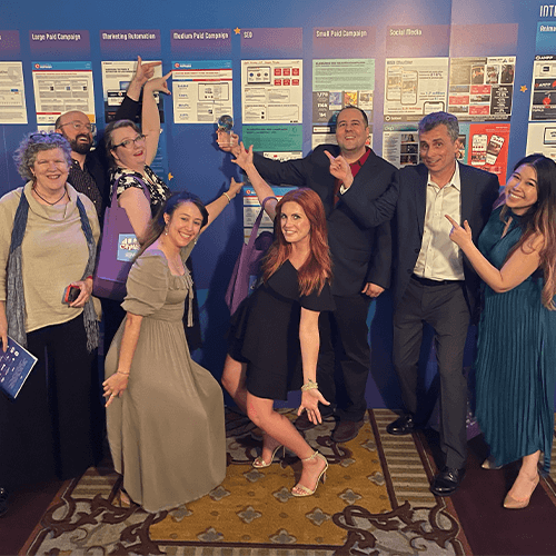 The Marketing Refresh team at the 2023 AMA Crystal Awards