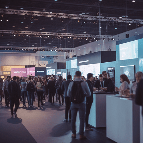 A Busy B2B Trade Show Marketing Experience