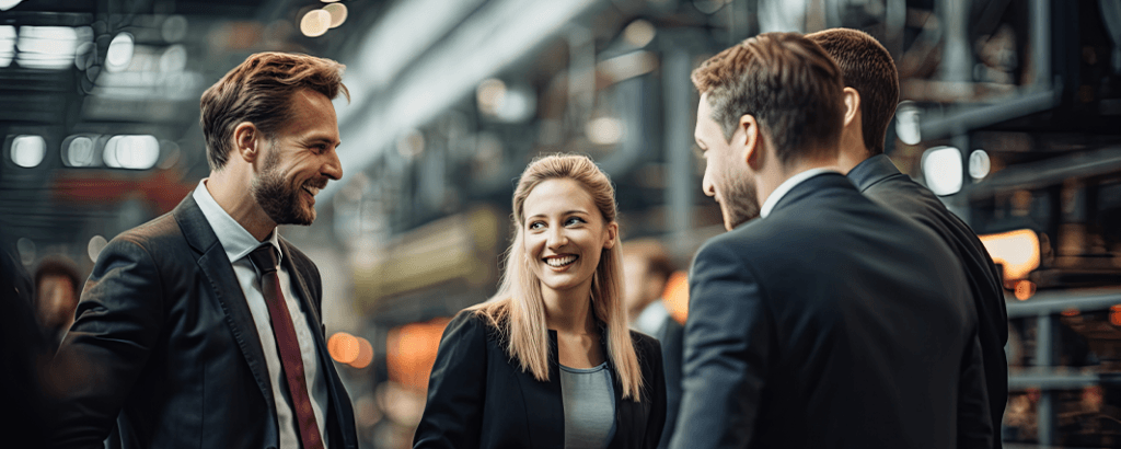 Ceo Meeting With Clients After A Successful Lead Generation Campaign