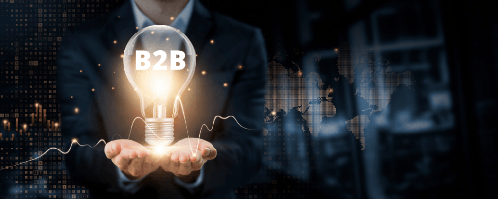 Illustration Of B2B Innovation To Grow Sales