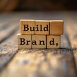 Blocks stacked on top of each other representing building a brand
